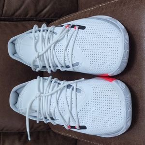 Exclusive Under Armour 9.5 Stephen Curry's White Grey Black Hot Orange